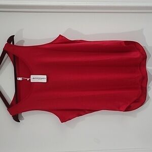 Vibrant Red Men's Tank Top